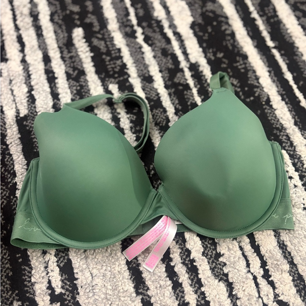 PINK Victoria's Secret Sage Green Bra